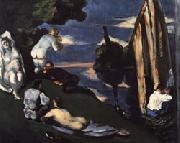 Paul Cezanne Pastoral(Idyll) oil painting reproduction